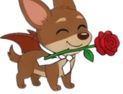 Ali with a rose